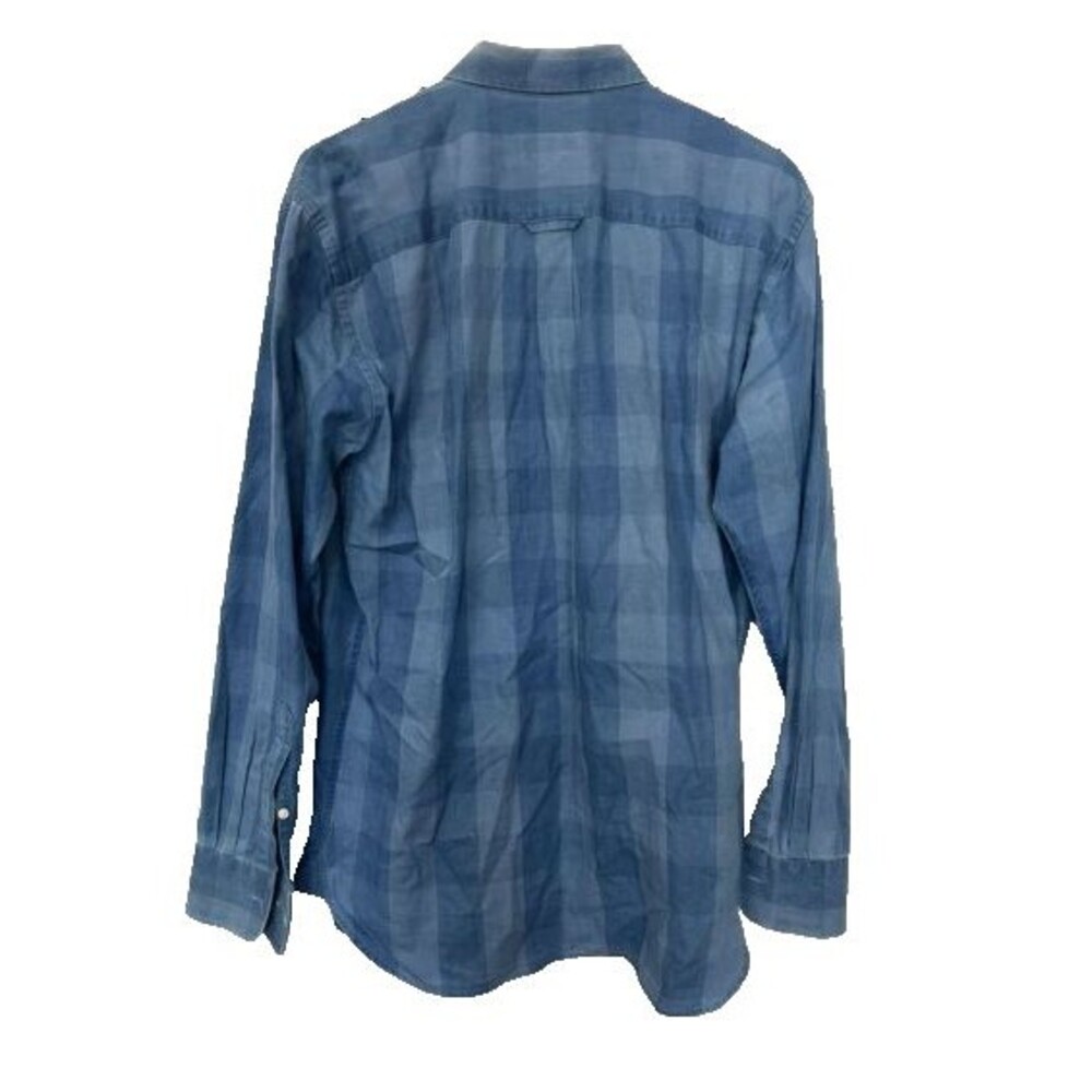 Peter Millar Denim Button Down Shirt Seaside Men's Medium Blue Long Sleeve - Picture 6 of 6